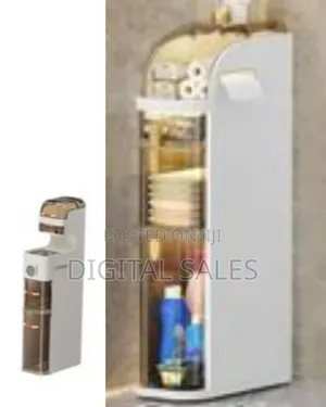 Slim Plastic Waterproof Space-Saving Narrow Bathroom Standing