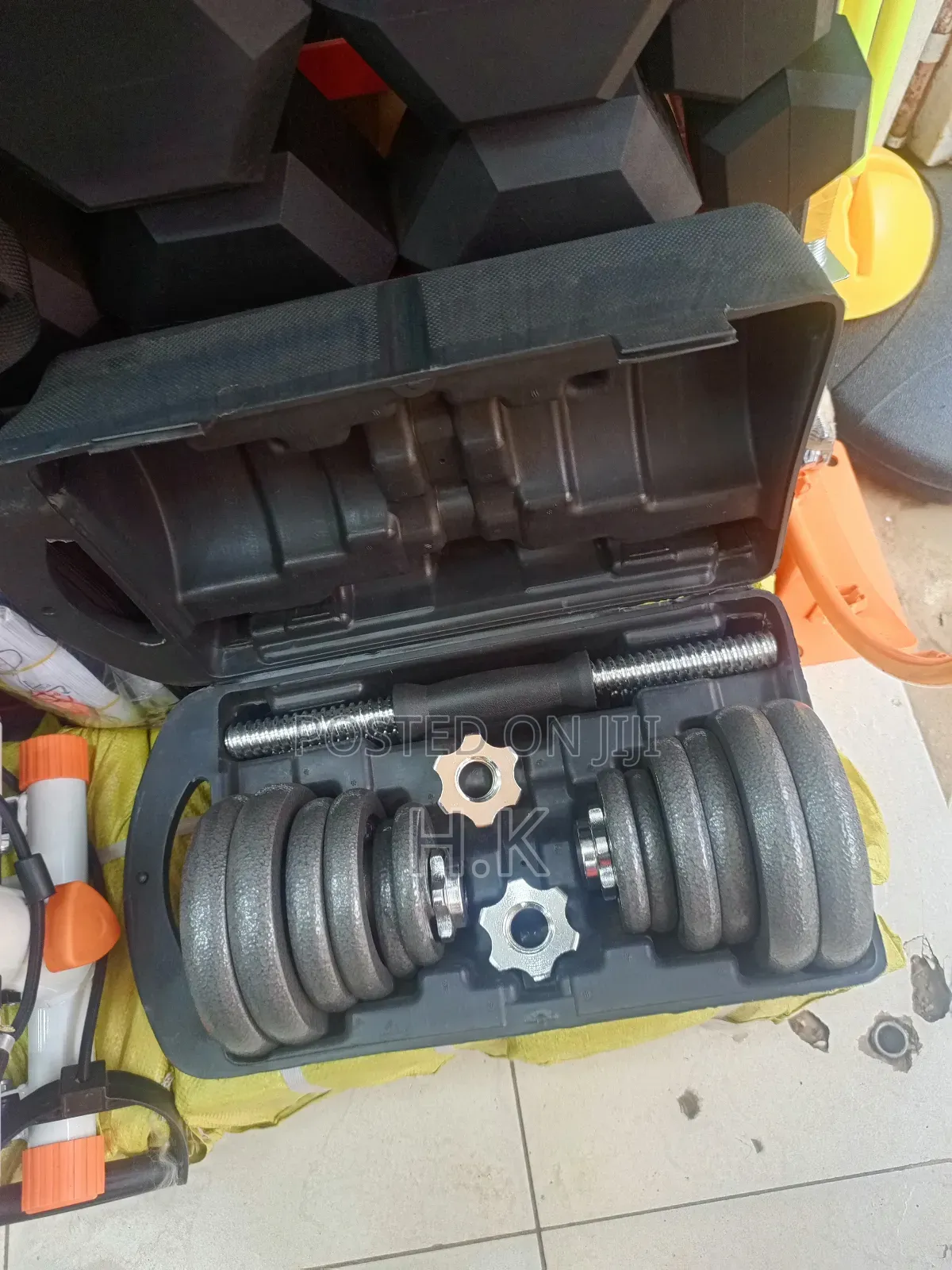 20kg Cast Iron Dumbbell Set.