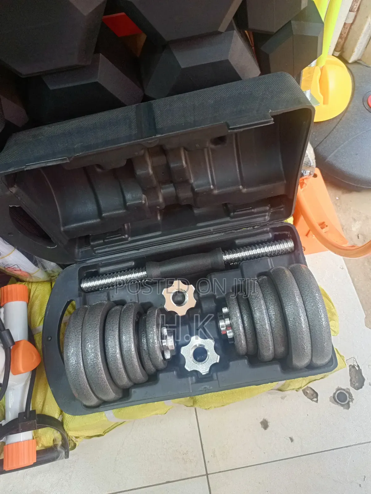20kg Cast Iron Dumbbell Set.