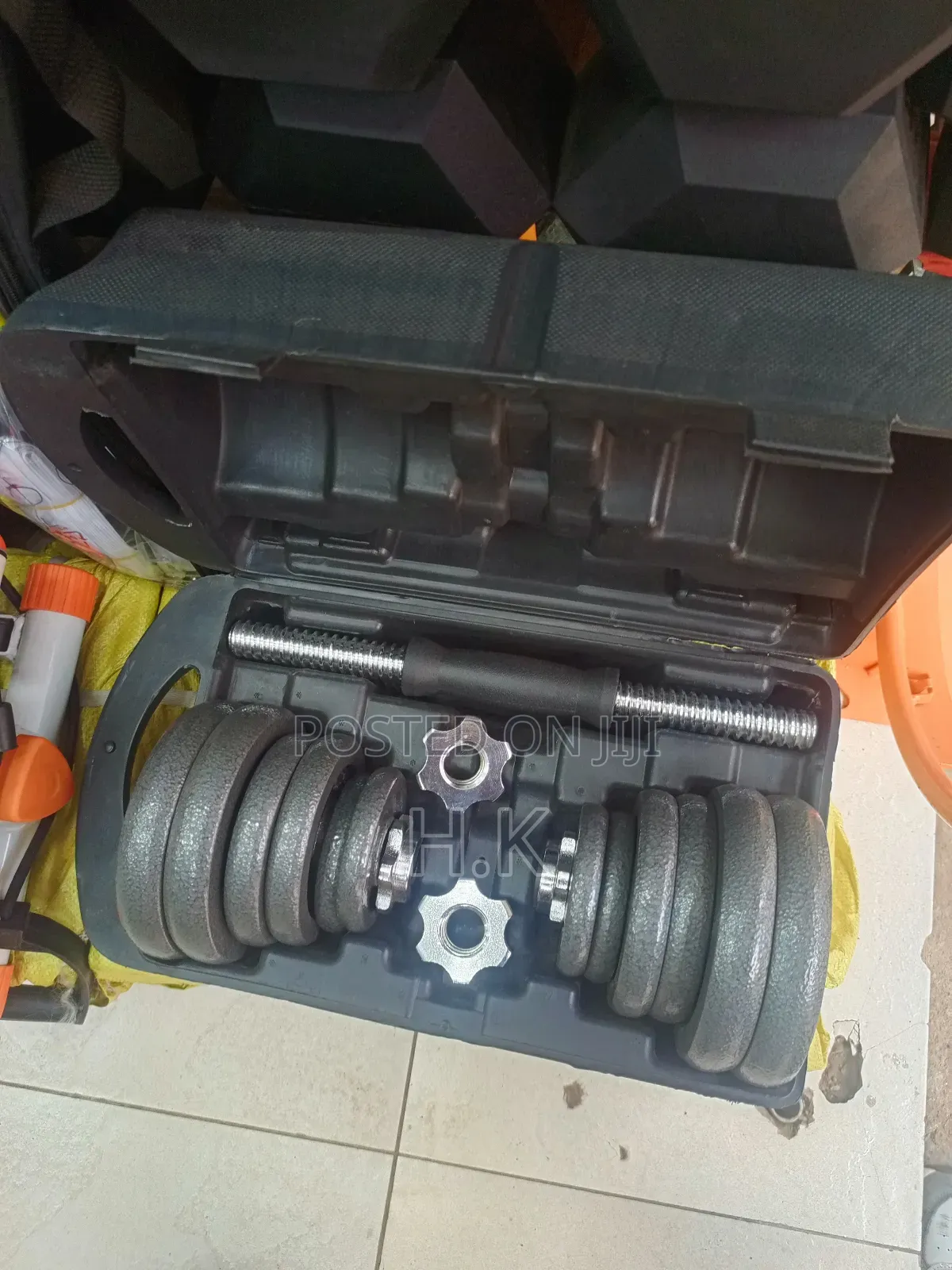 20kg Cast Iron Dumbbell Set.
