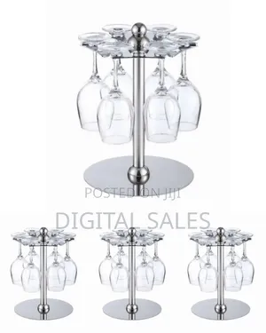 Countertop Rotating 6 Wine Glass