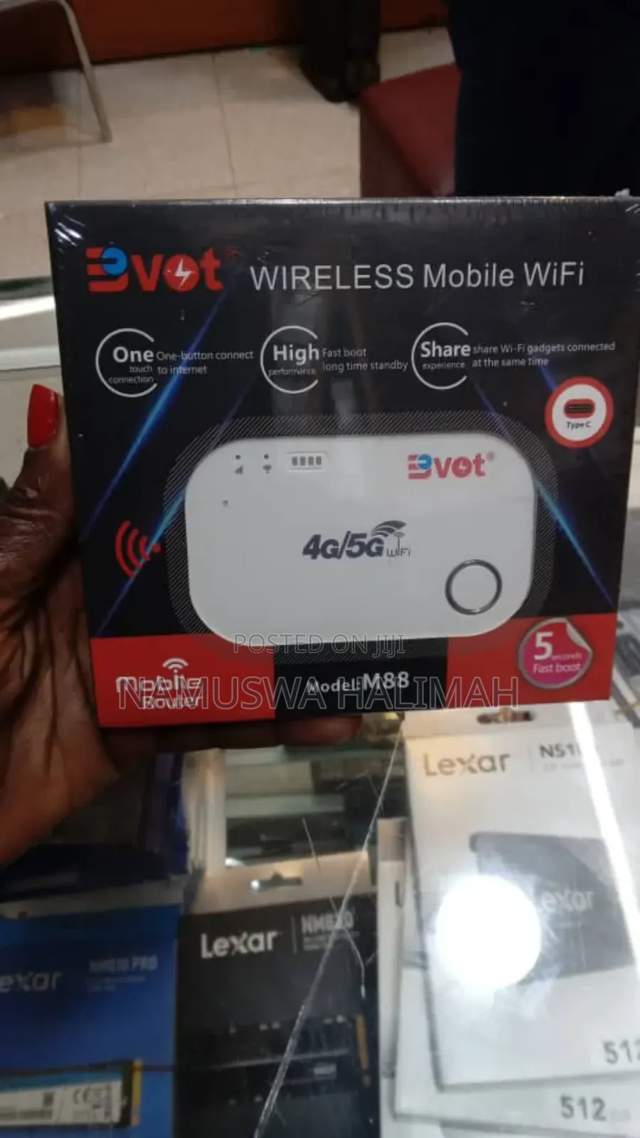 Bvot M88 Wireless Mobile Wifi Router.