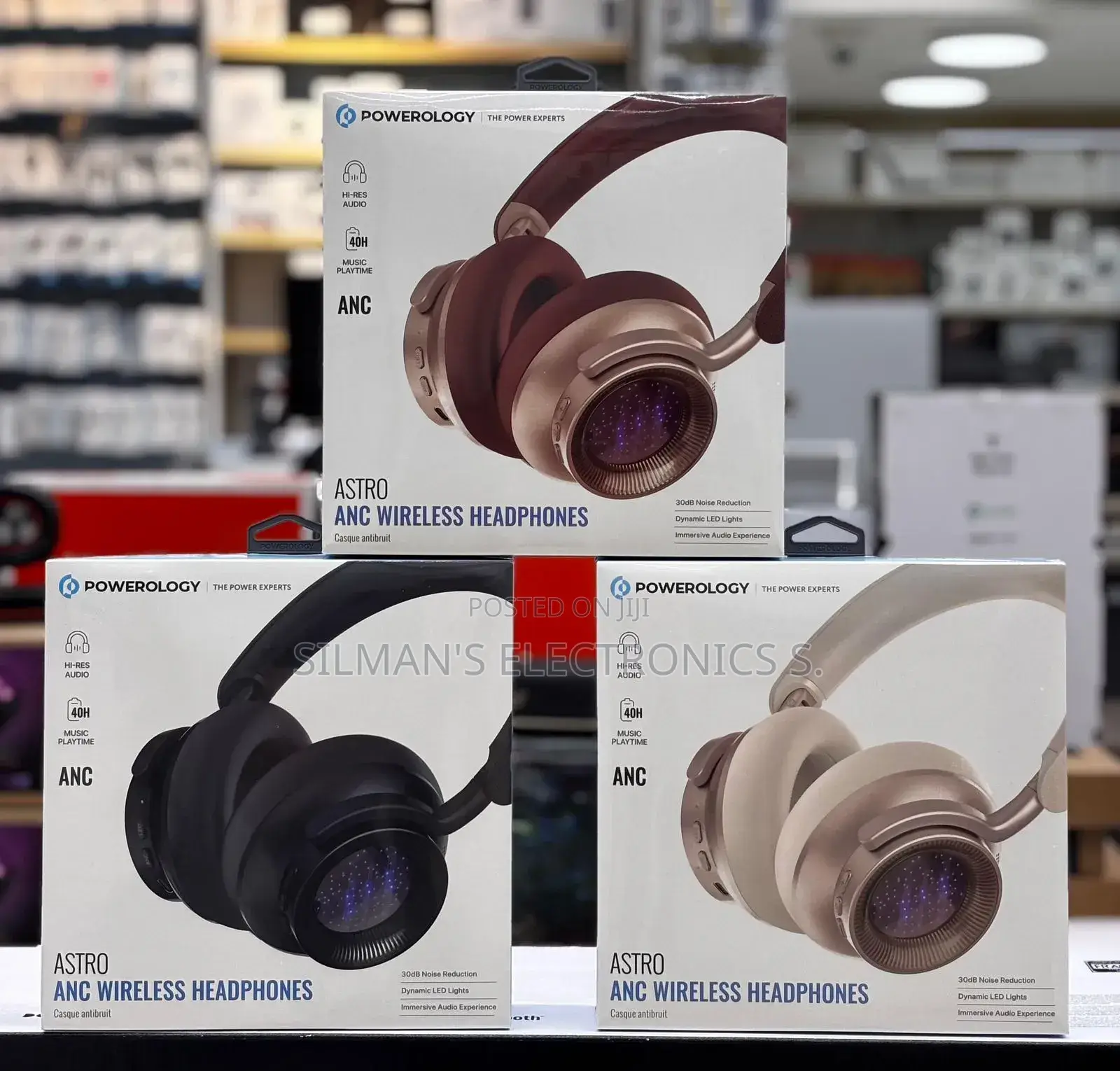 Powerology Astro Anc Wireless Headphones