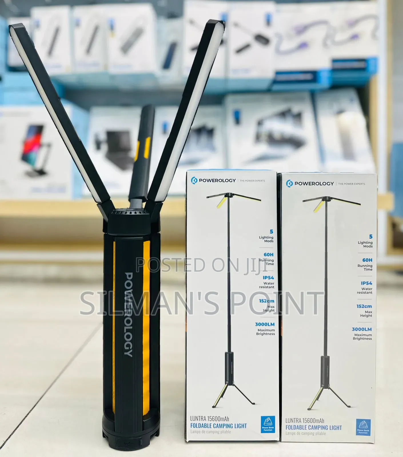 Powerology Foldable Camping Light