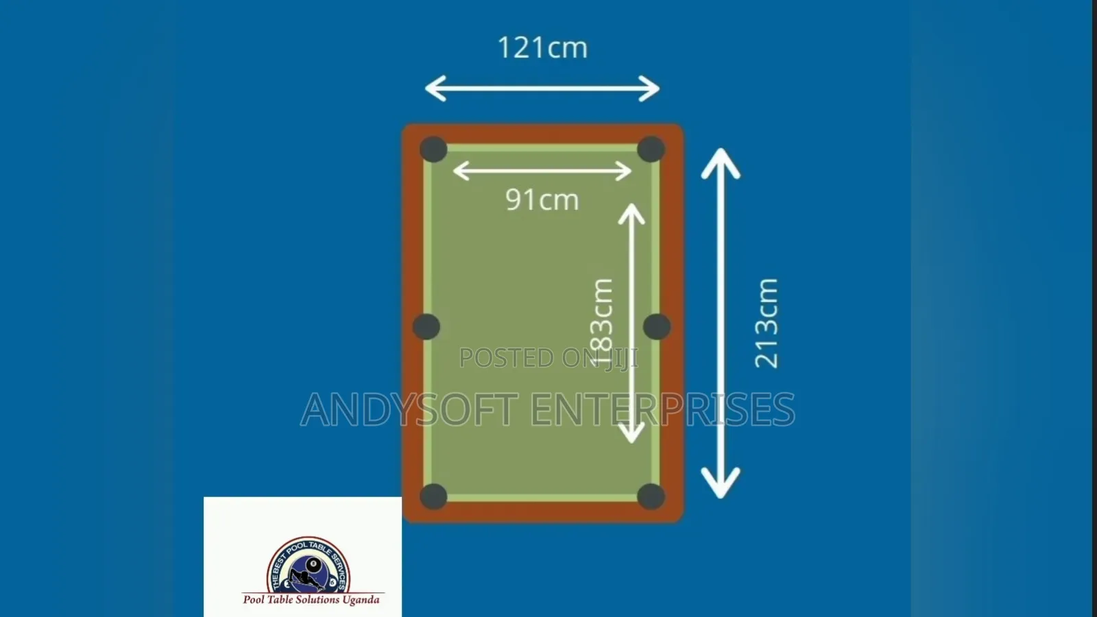 Used Super League Pool Table Price in Kampala Uganda