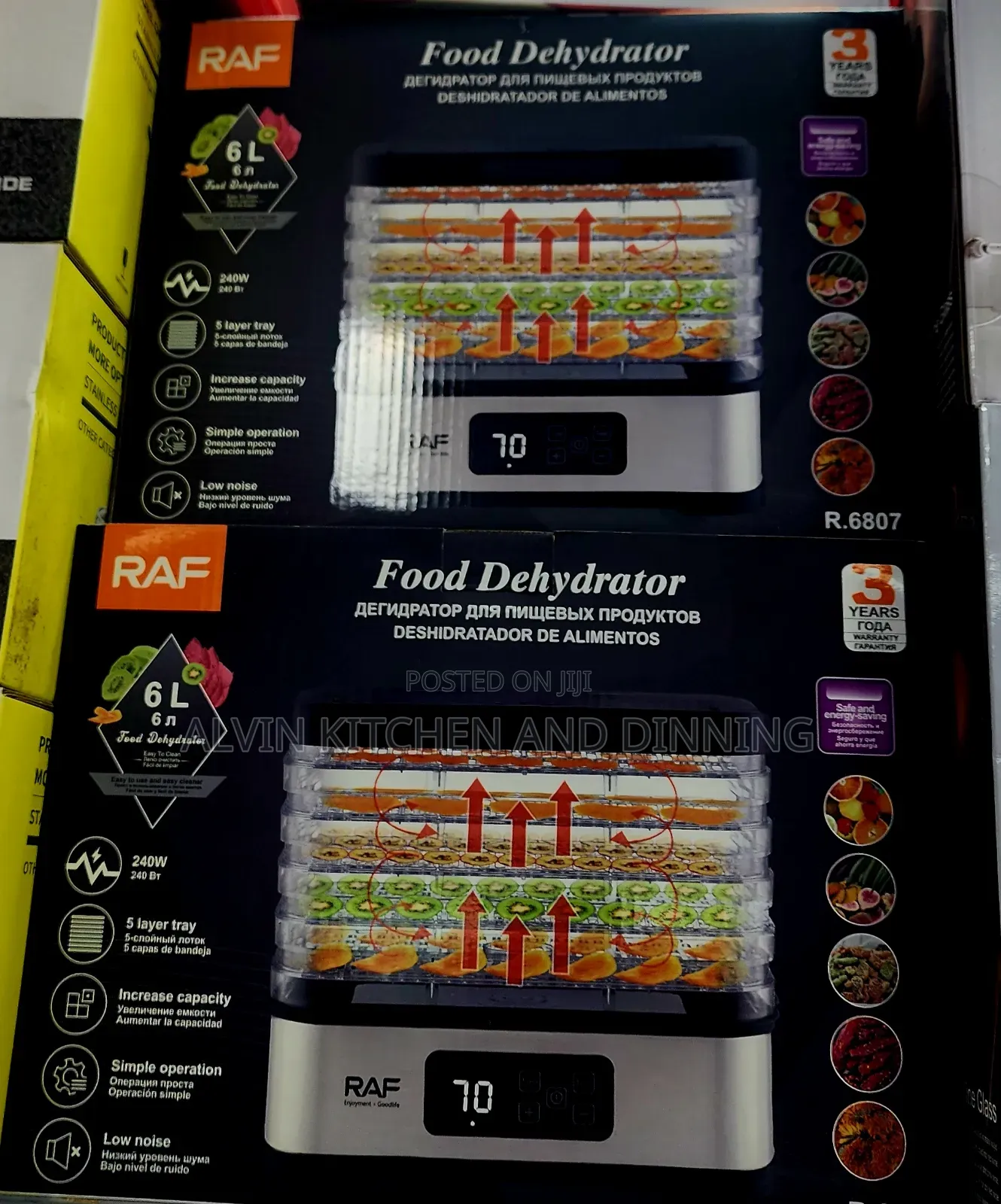 Food Dehydrator 5 Tiers