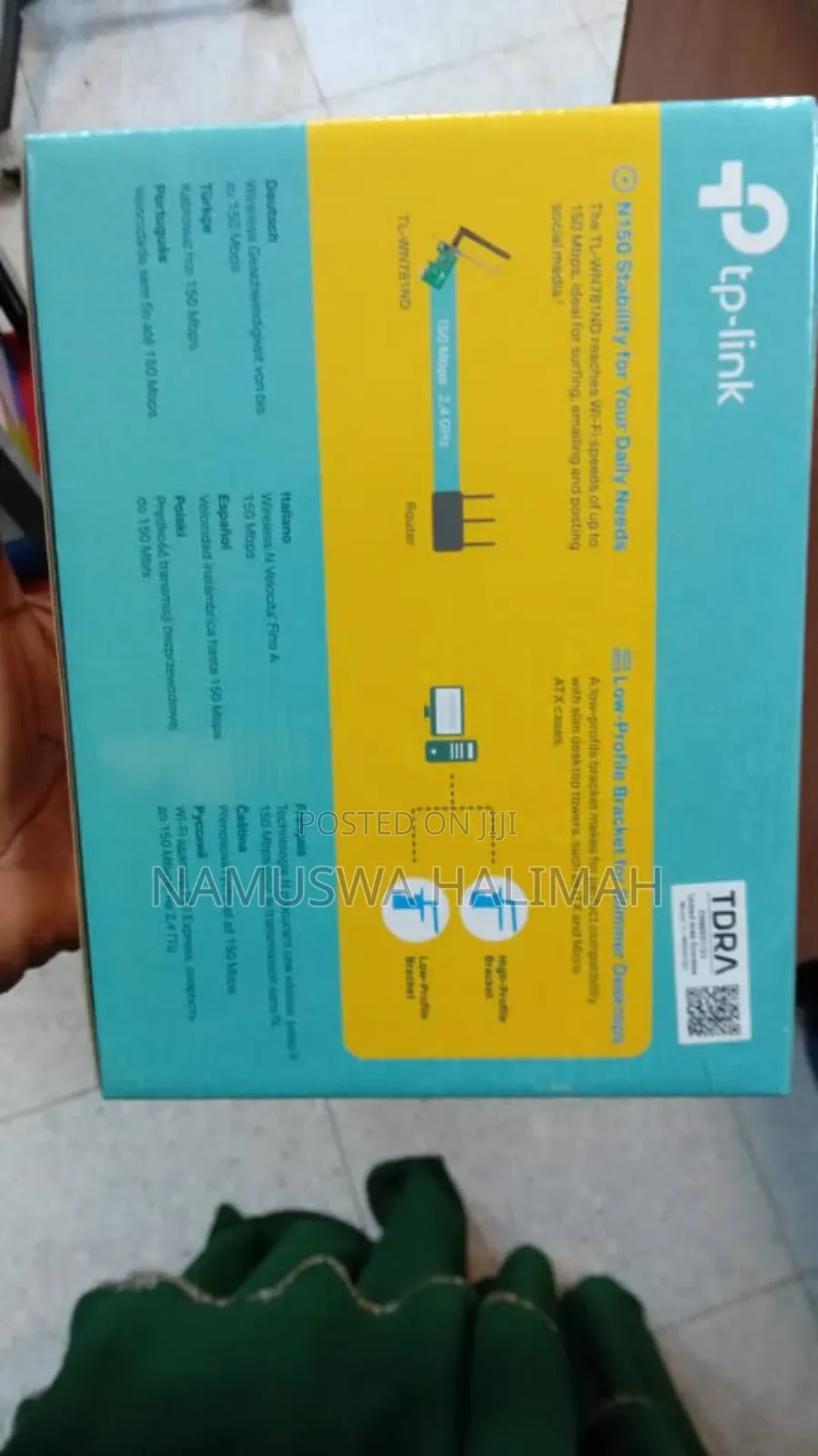 Tp-link Tl-wn781nd 150mbps Wireless N Pci Express Adapter.