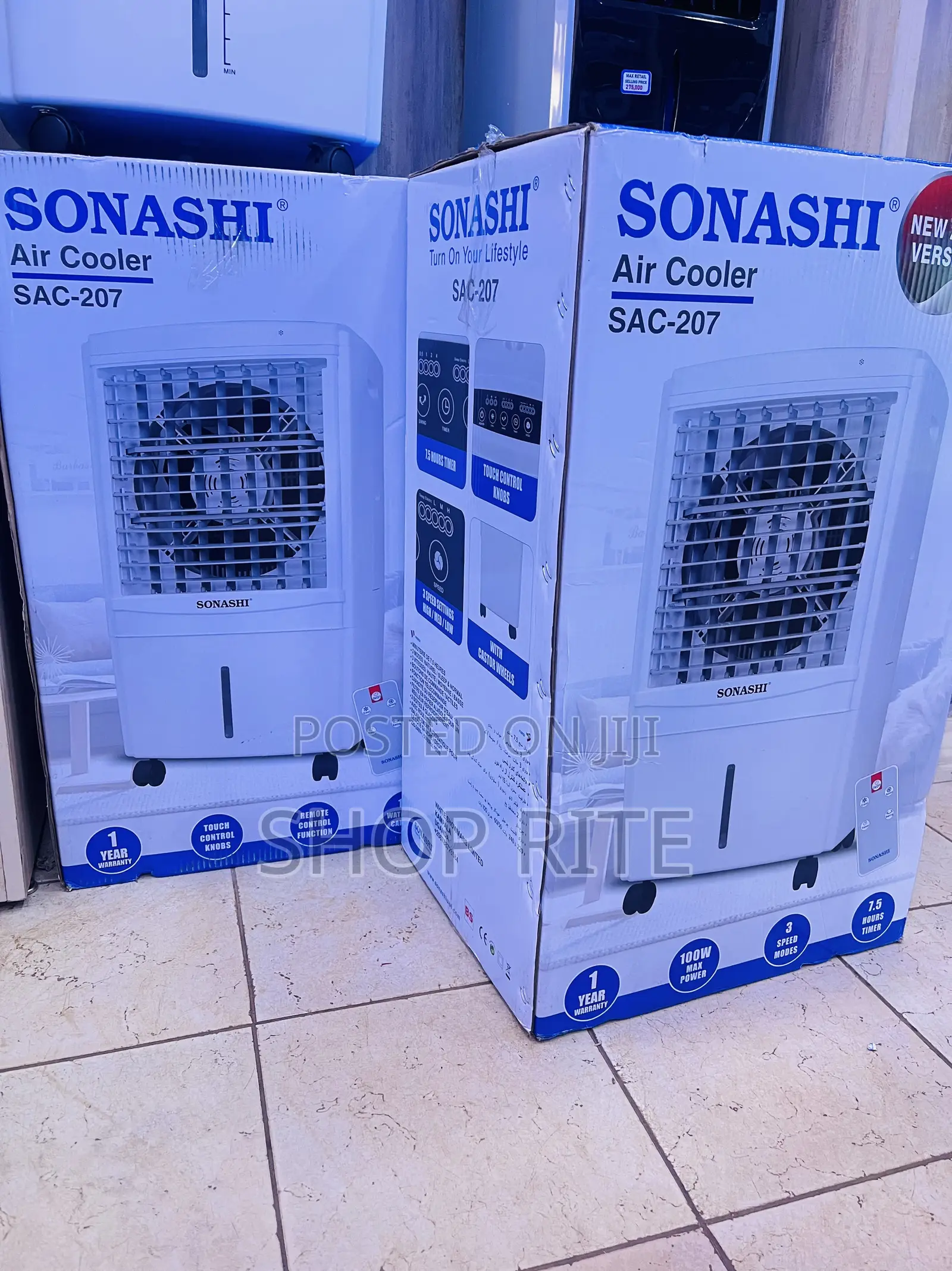 Sonashi Air Coolers 15 Liters Large Size Air Coolers