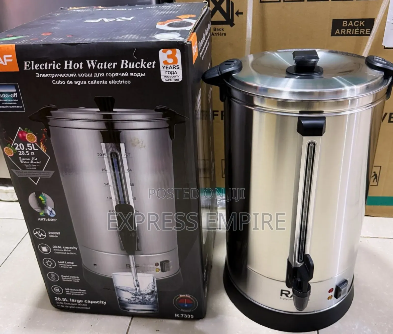 Raf Electric Water Bucket