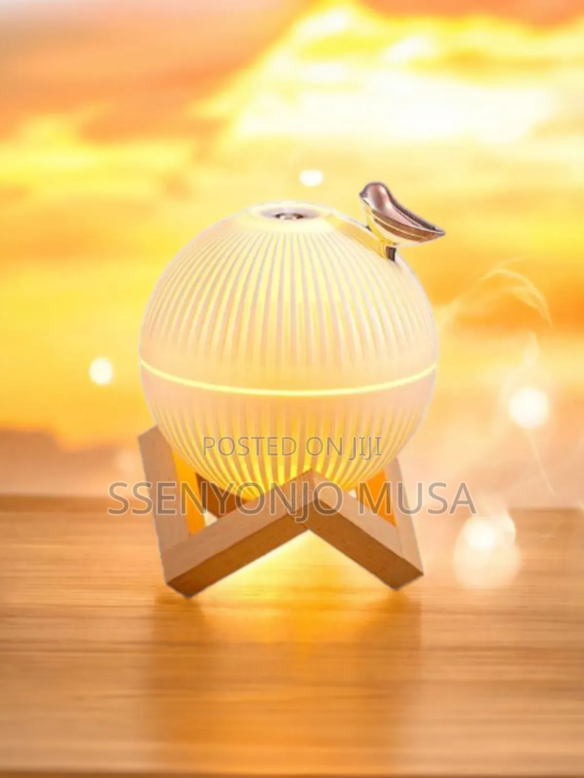 Modern Air Humidifier Diffuser | 330ml, Color Changing Light