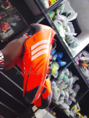 Orange Soccer Boots Size 38