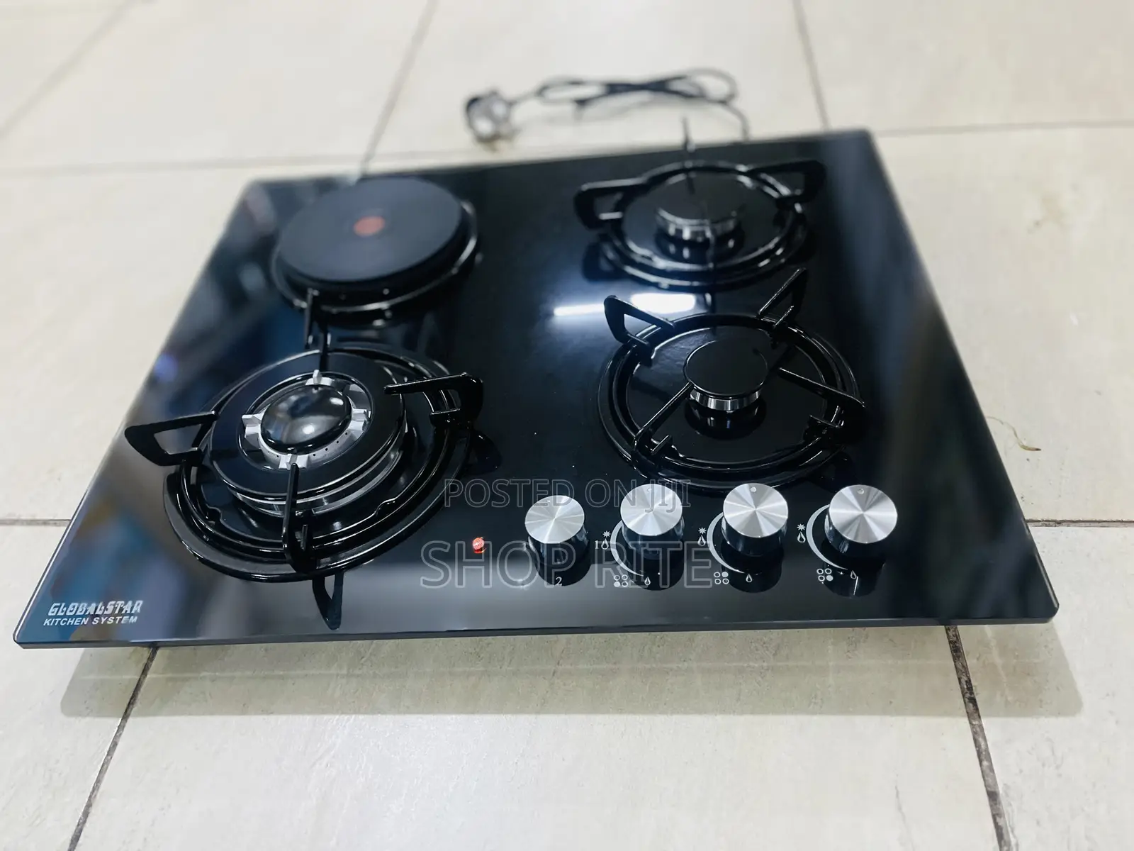 Globalstar 3 Gas 1 Electric Gas Hob