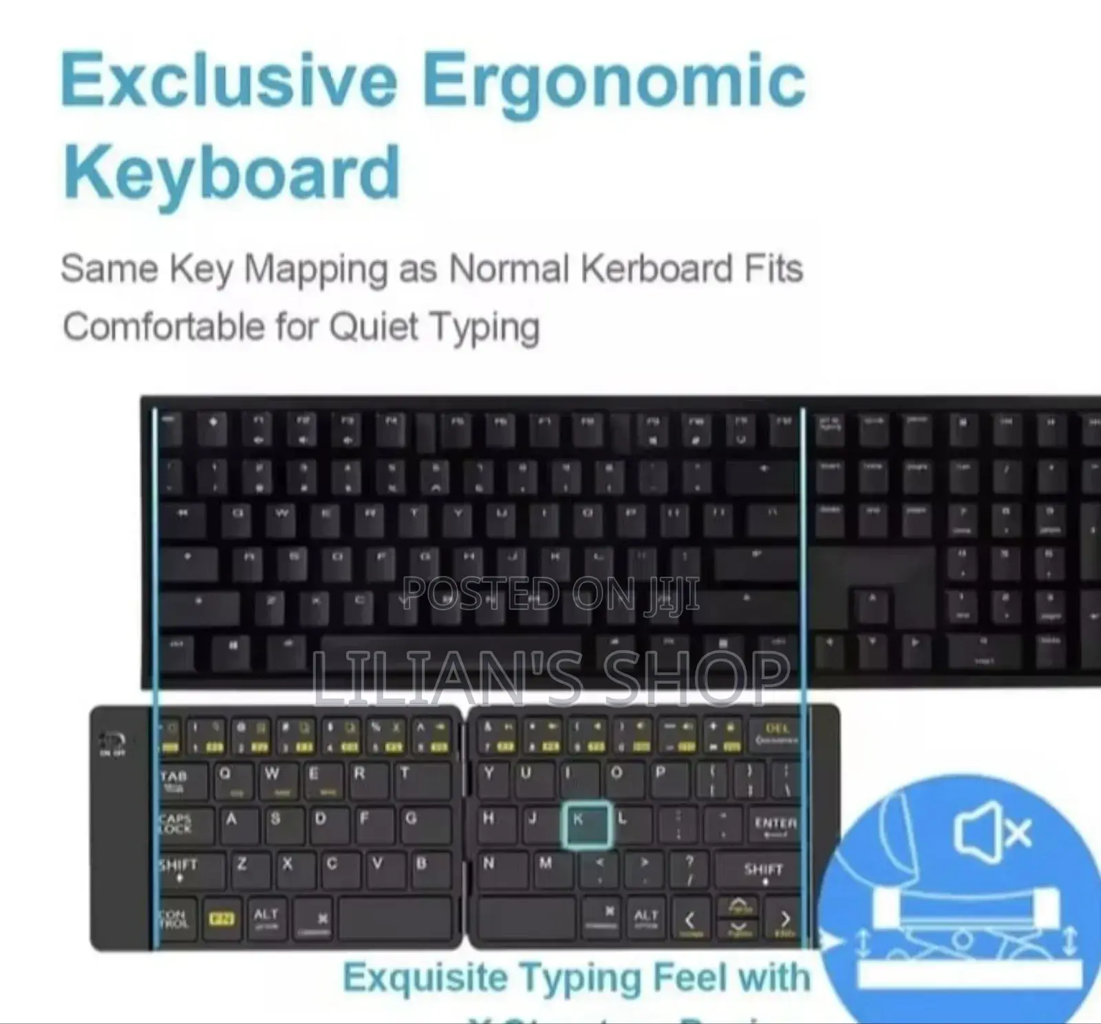 Bluetooth Universal Folding Keyboard
