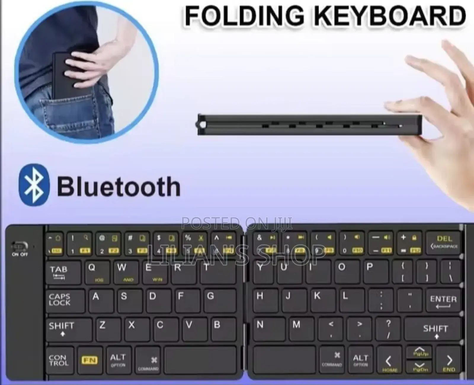 Bluetooth Universal Folding Keyboard