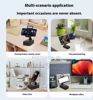 Bluetooth Speaker With a Built-in Phone Holder