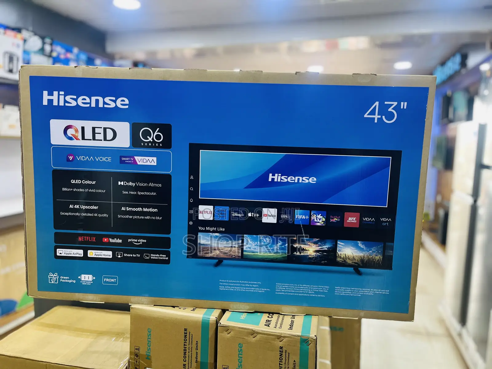 Hisense 43 Inches Qled TVS