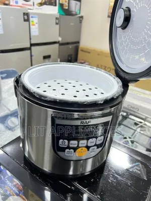 Raf Multi Cooker 5l and Steamer, 3years Warranty. Strong and Durable.