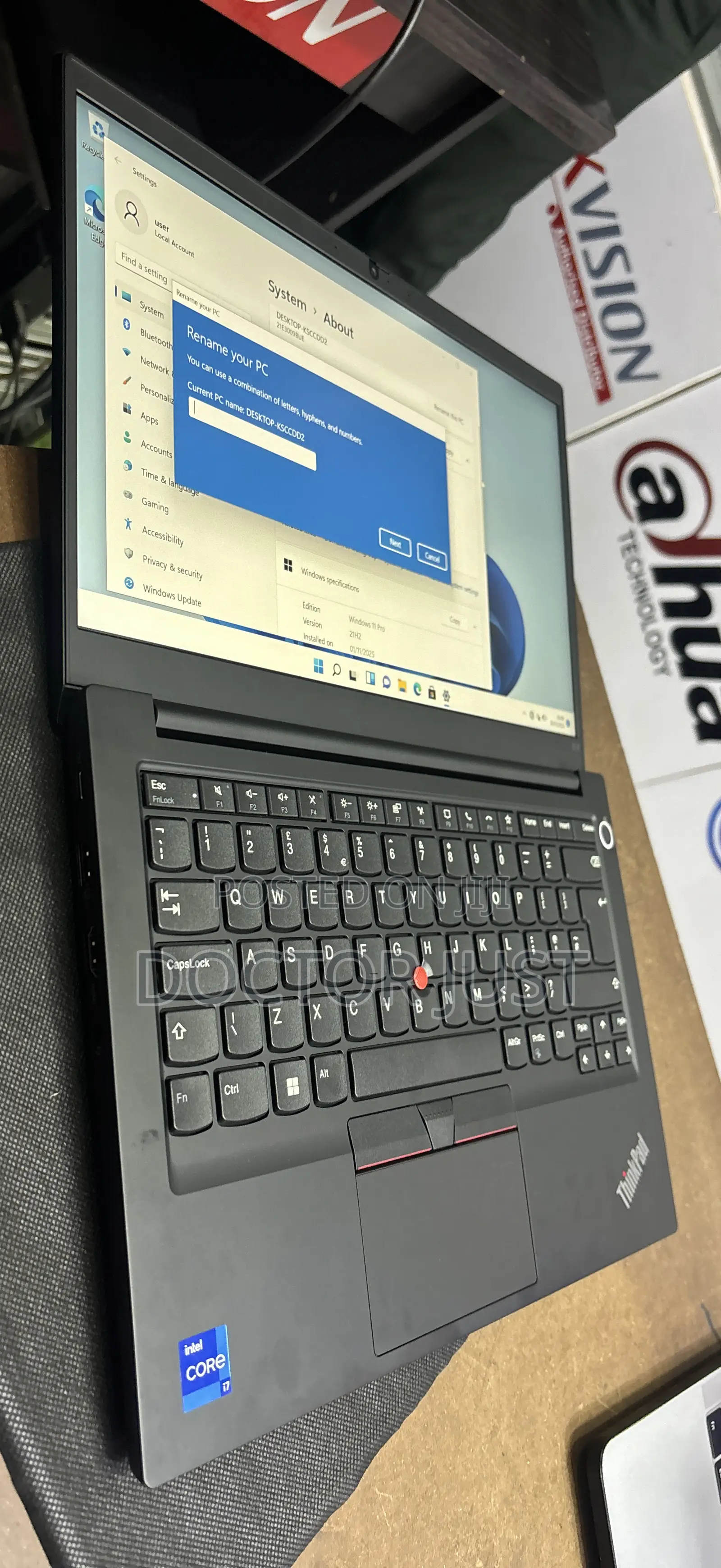 New Laptop Lenovo ThinkPad E14 Gen 4 8GB Intel Core I7 SSD 512GB