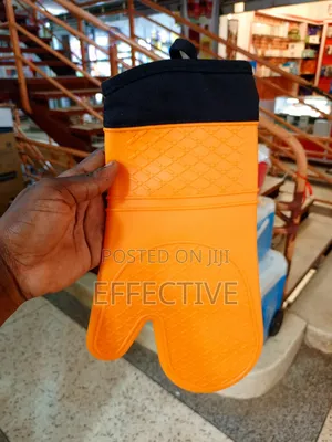 1pc Oven Mitt Durable Heat Resistant Silicone Gloves