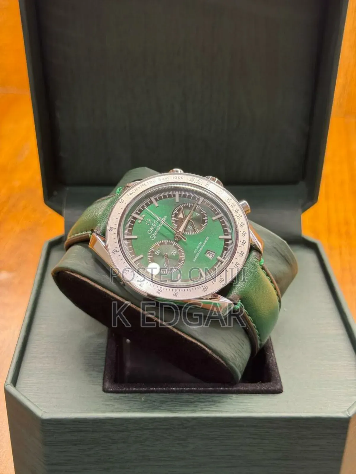 Green Omega Chronographic Watches