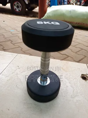 5 Kg Rubber-Coated Dumbbell.