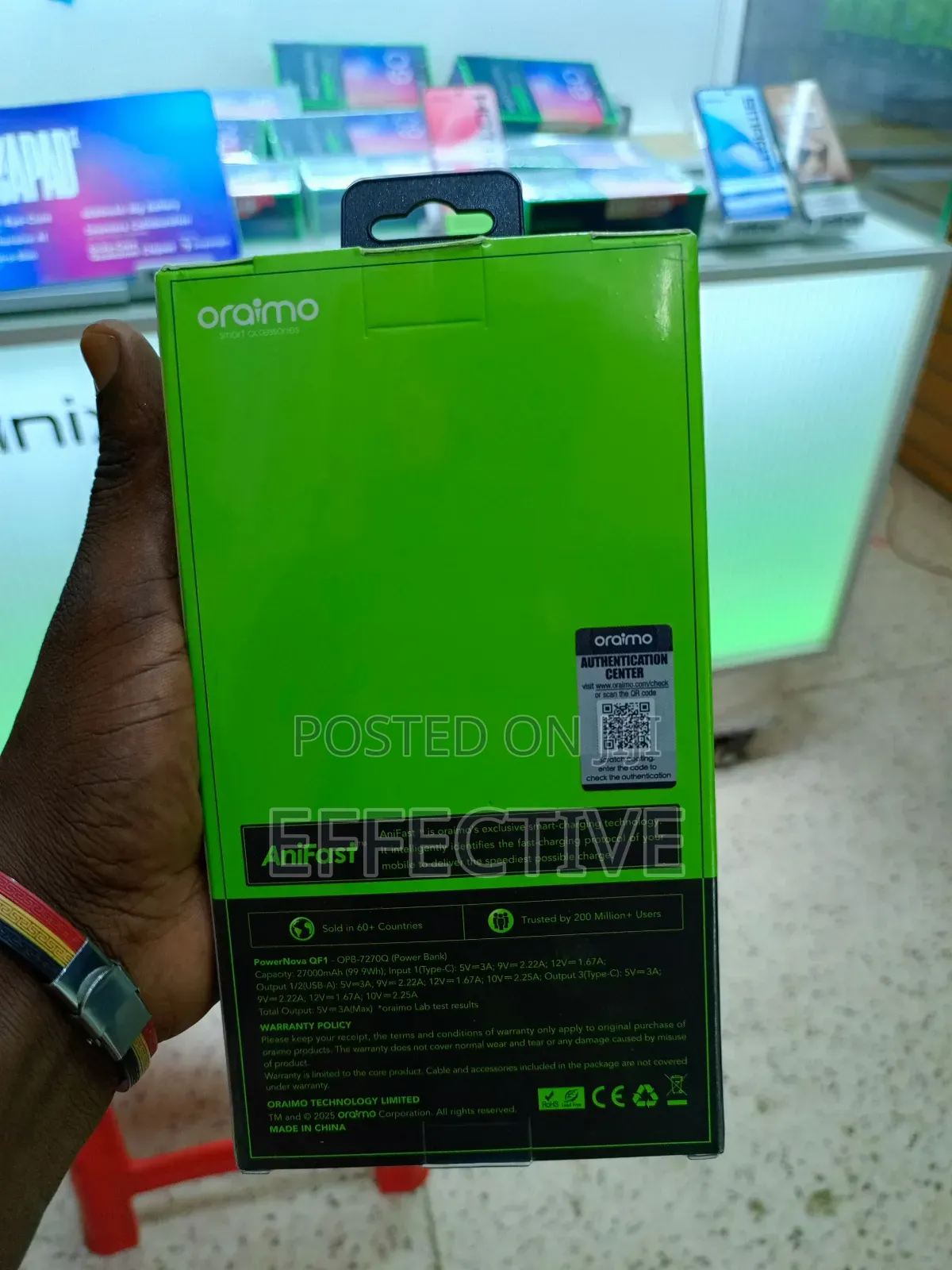 Powernova Qf1 27000mah Power Bank.