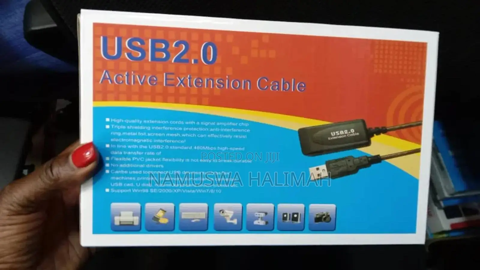 Usb 2.0 Active Extension Cable.