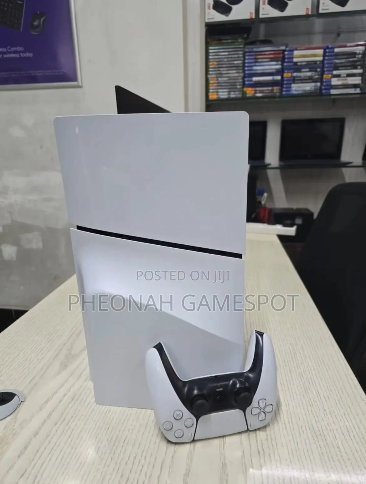 ​Ps5 Slim Complete! 6 Games, 2 Controllers, Full Set Warranty Deal!