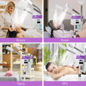 3in1 Facial Steamer With Magnifying Lamp