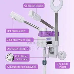 3in1 Facial Steamer With Magnifying Lamp