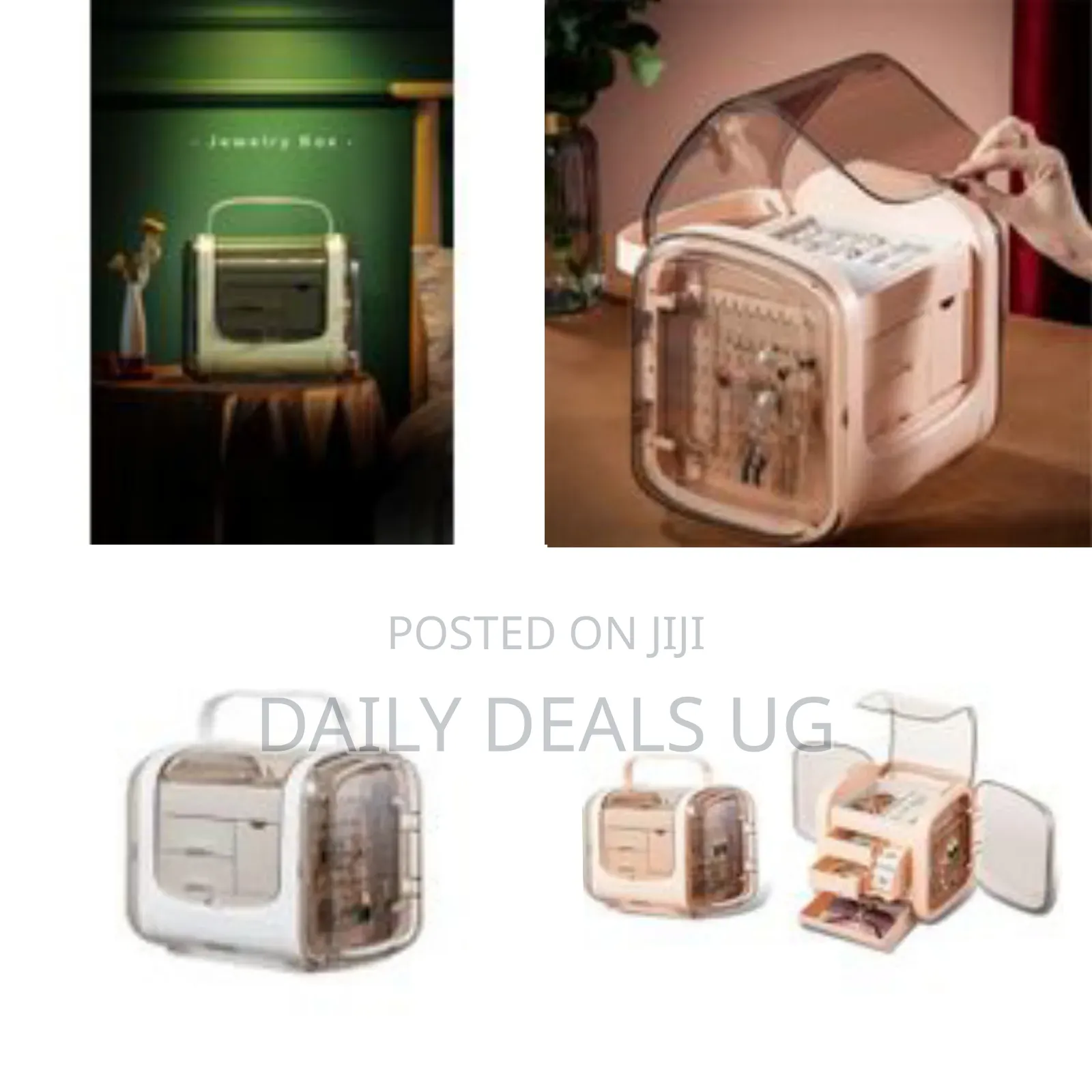 Dust-Proof Acrylic Jewelry Box Organizer Drawer Jewellery Boxes