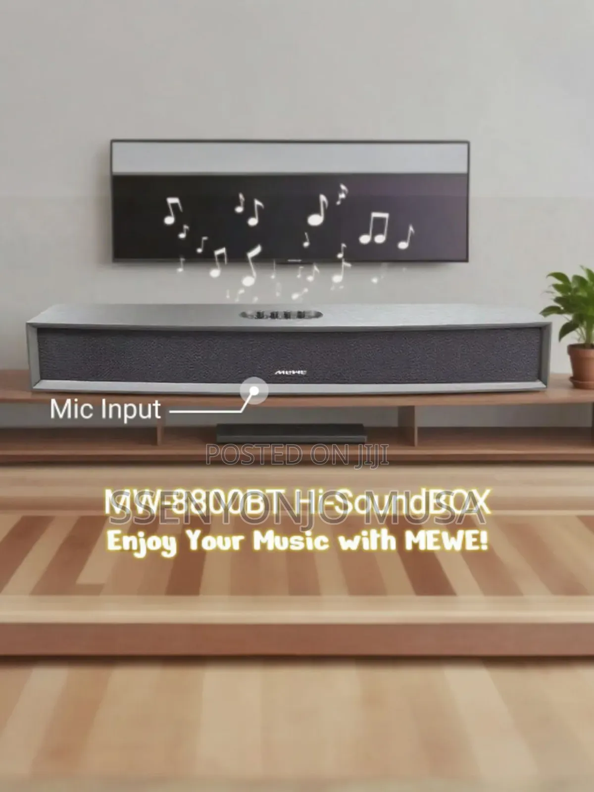 Mewe Hi-Soundbox Bt 5.0 Stereo Speaker System With Usb– 120w Powerful