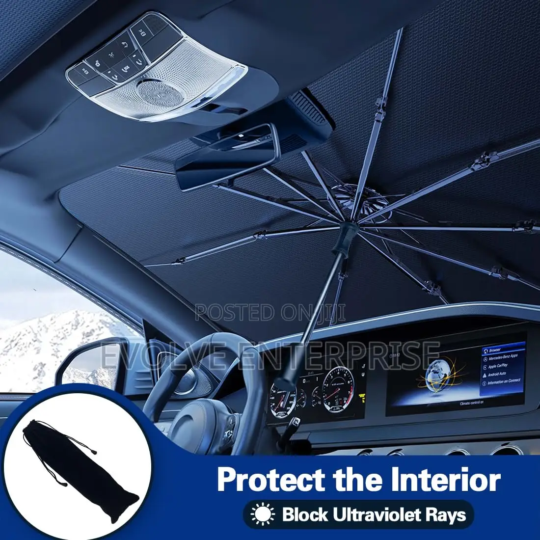 2025 Windshield Sun Shade Umbrella