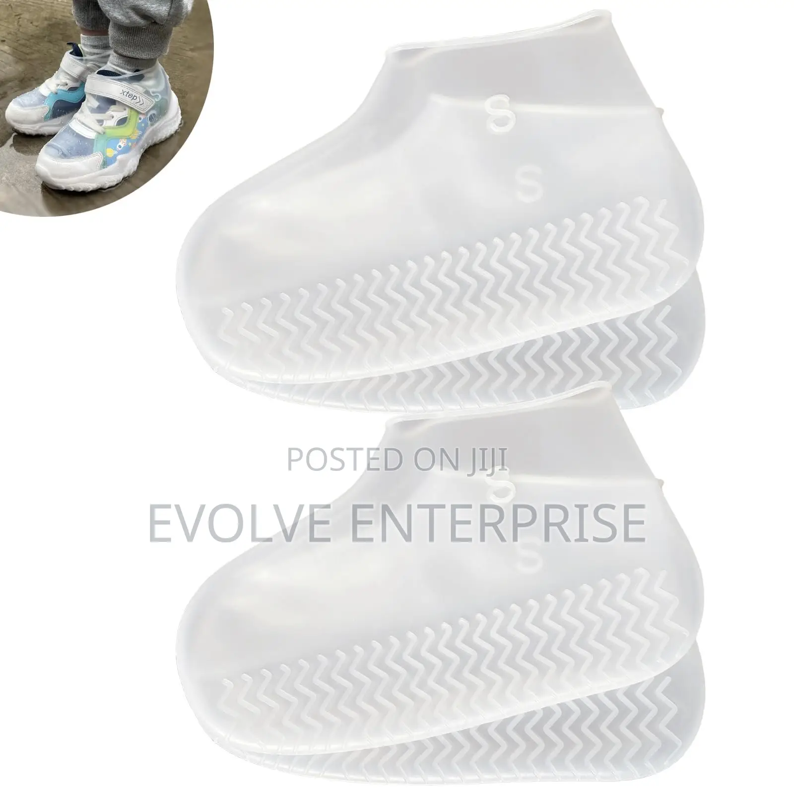 Rain Shoe Covers Reusable Silicone Non Slip Shoe Covers for Outdoor