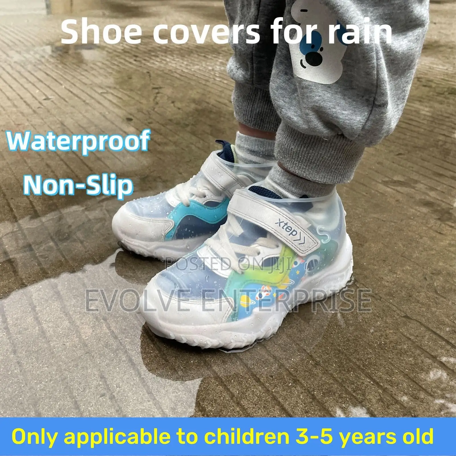 Rain Shoe Covers Reusable Silicone Non Slip Shoe Covers for Outdoor