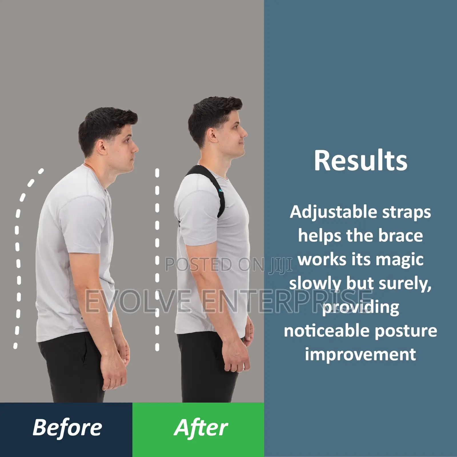 Fully Adjustable Straightener For Mid, Upper Spine Support