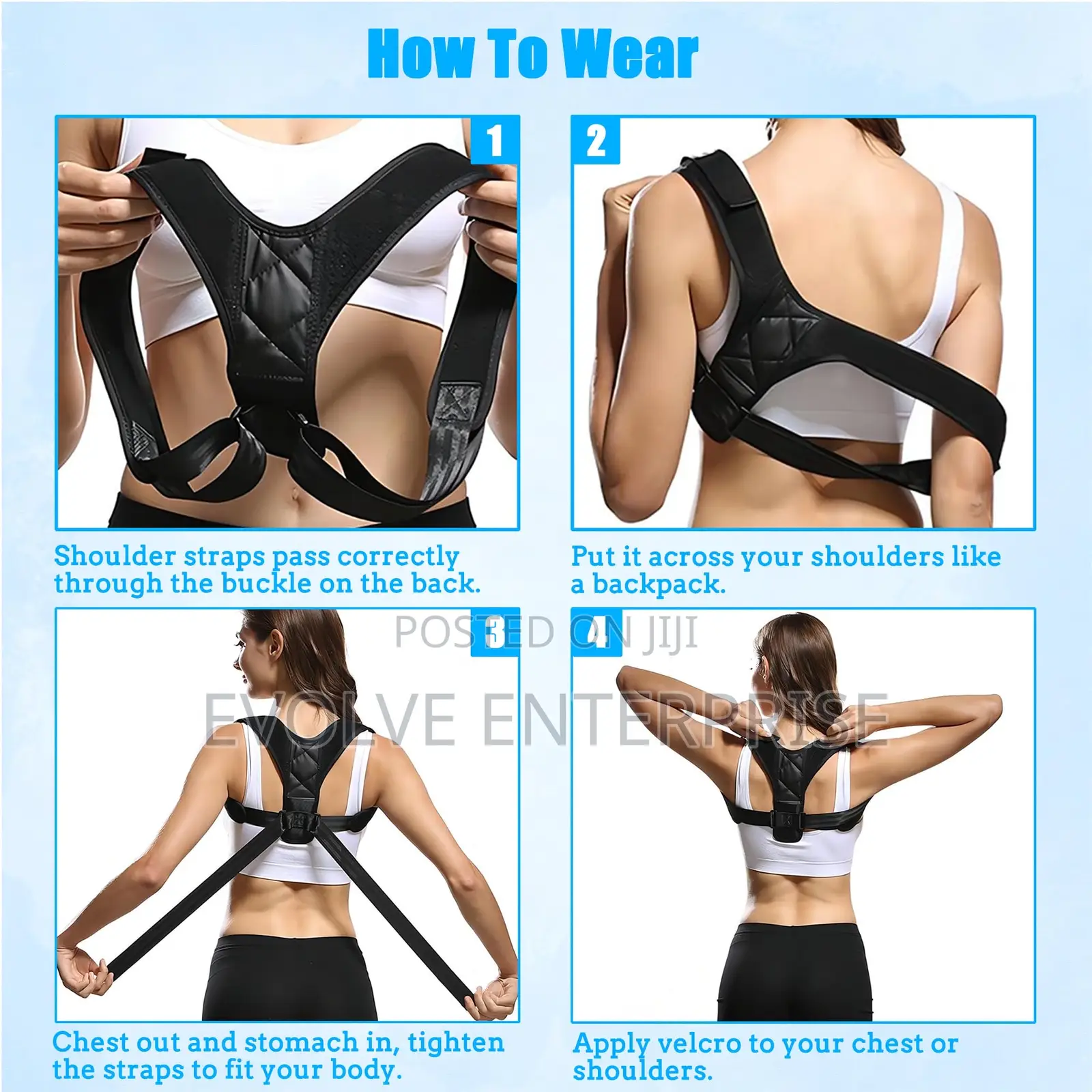 Breathable Upper Back Brace