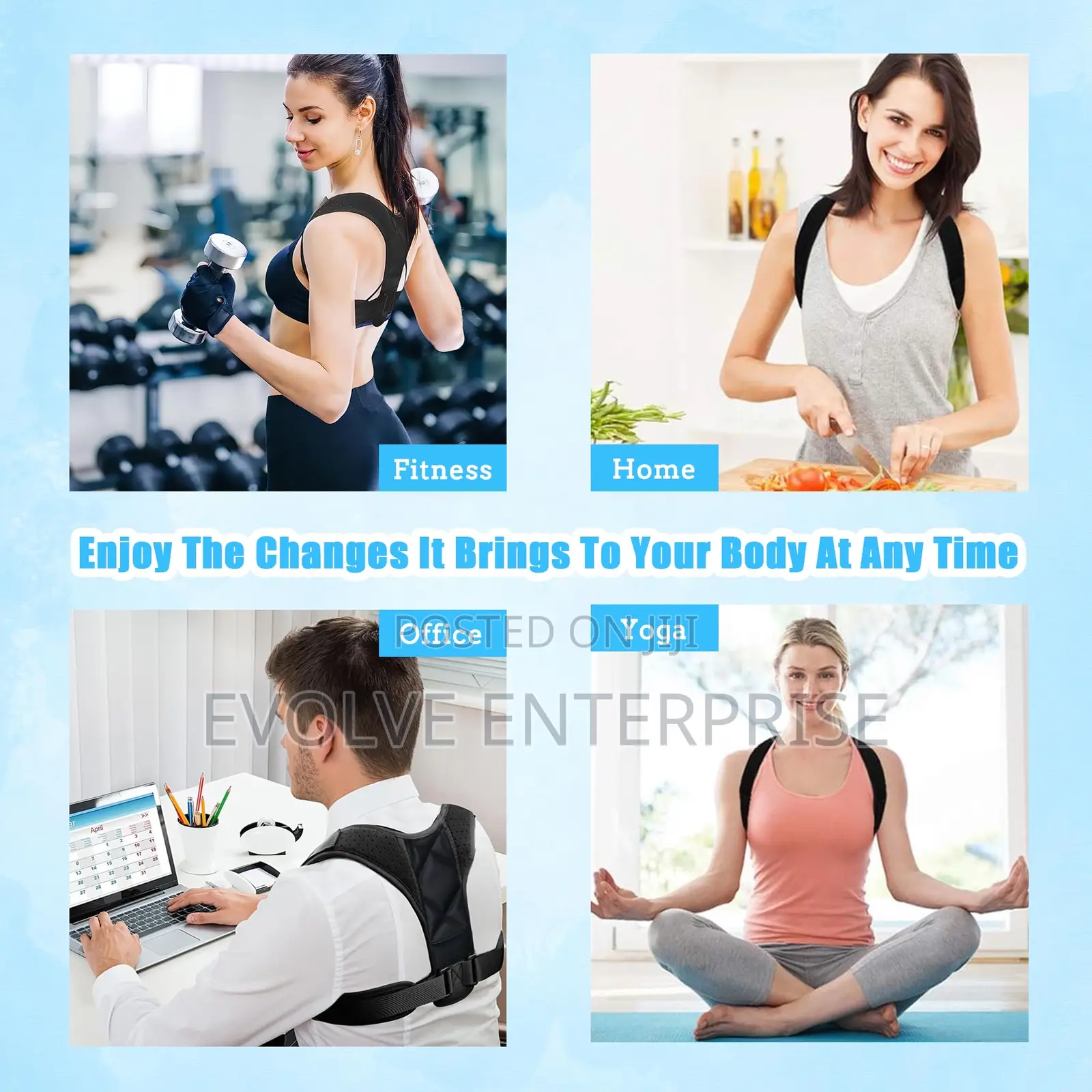 Breathable Upper Back Brace