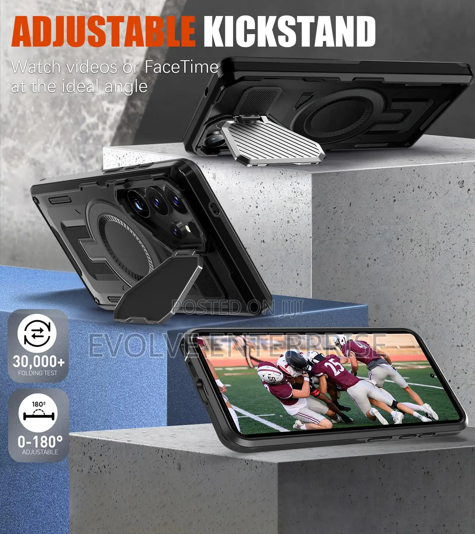 Samsung Galaxy S25 Ultra Case Magnetic With Camera Cover Stand