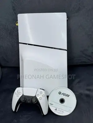Nice Model Ps5 Slim Games Inside and 2 Original Pads