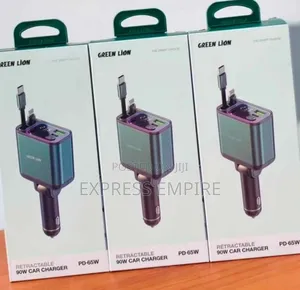 Green Lion 90w Retractable Car Charger