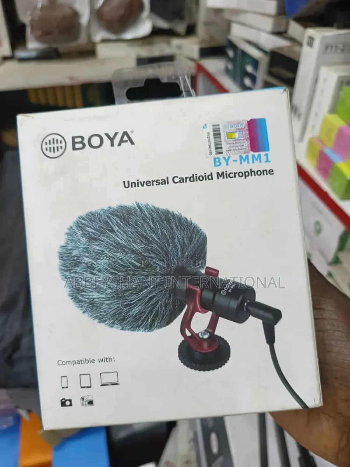 Camera Shotgun Microphone/Boya by-Mm1 Universal Cardioid Microphone