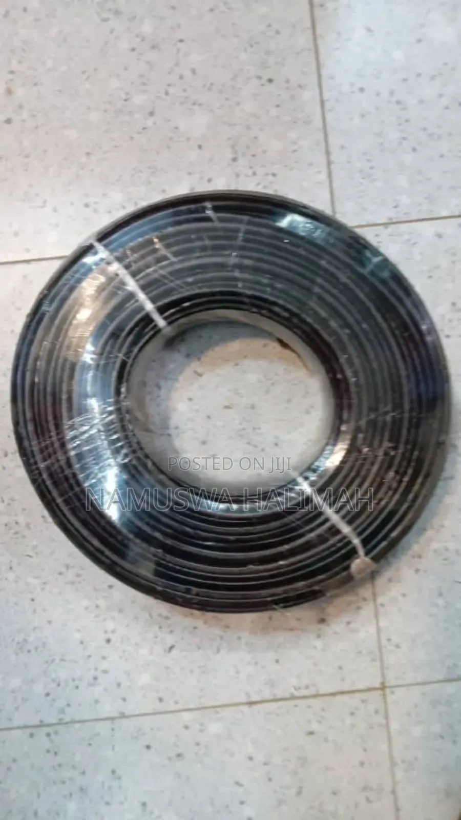100-Meter Roll of Rg59 Coaxial Cable With an Integrated Power Cable