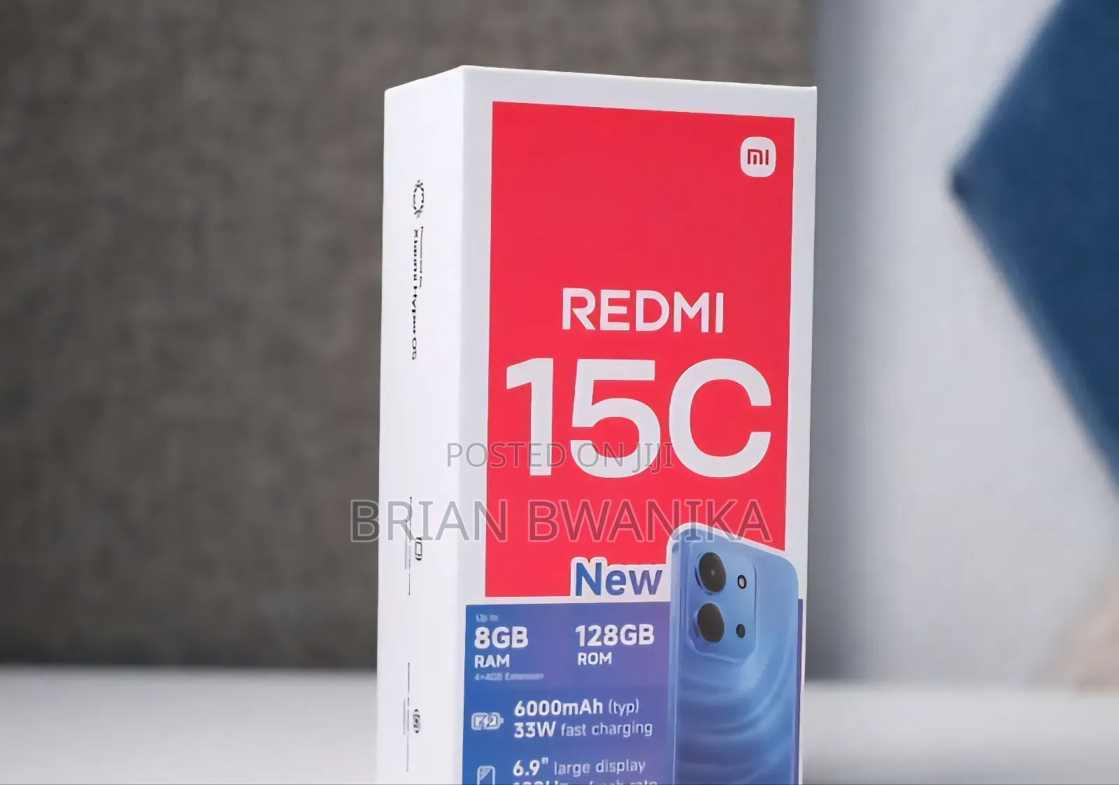 New Xiaomi Redmi 15C 4G 128 GB Black