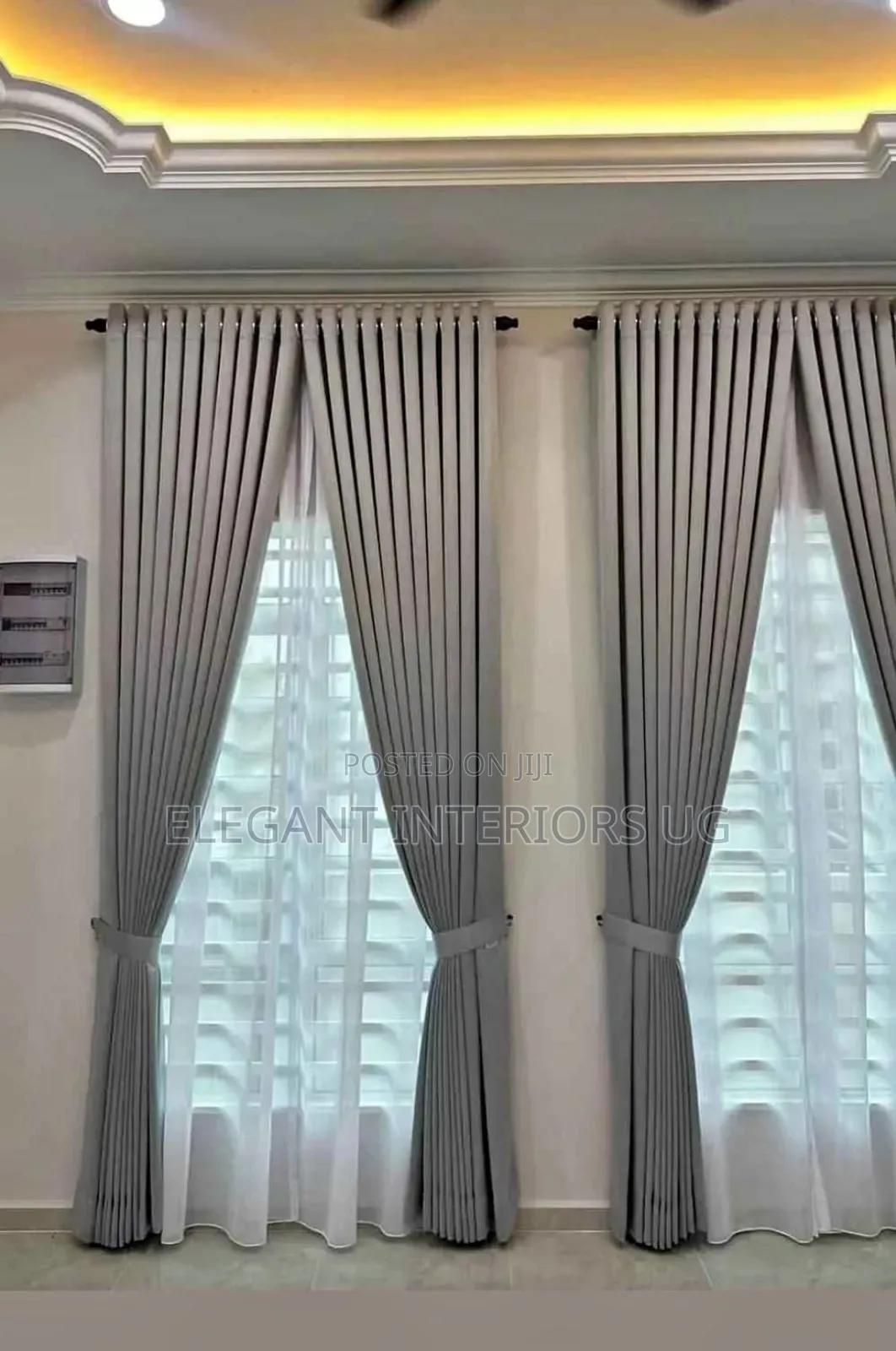 Elegant Curtains Per Meter Available in Stock for Home Windows