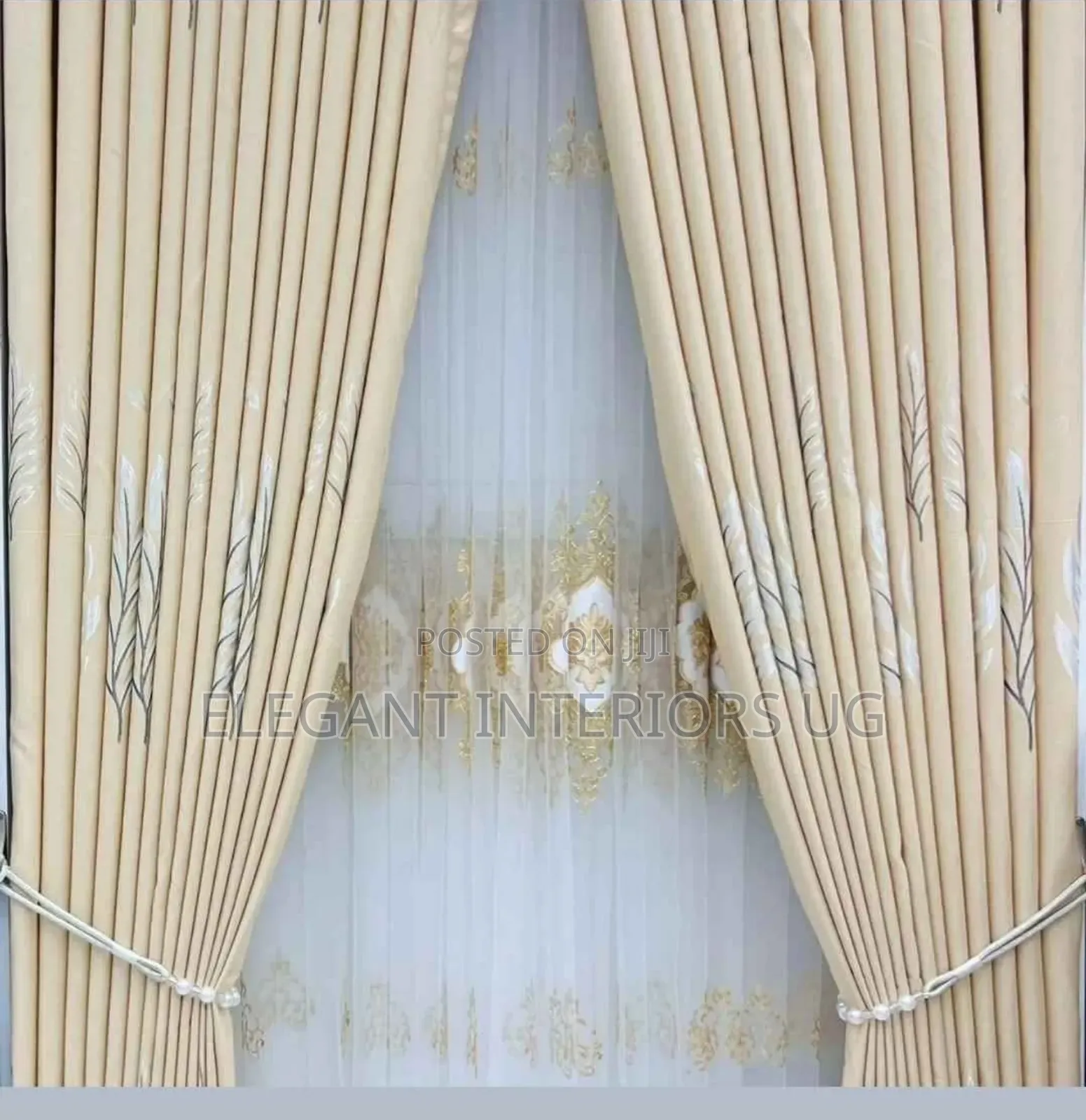 Elegant Door Curtains in Normal Height