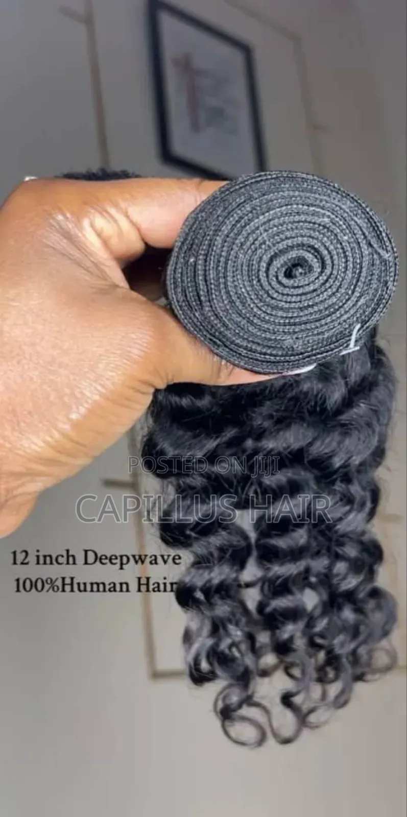 12 Inch Deep Wave ( Human Hair)