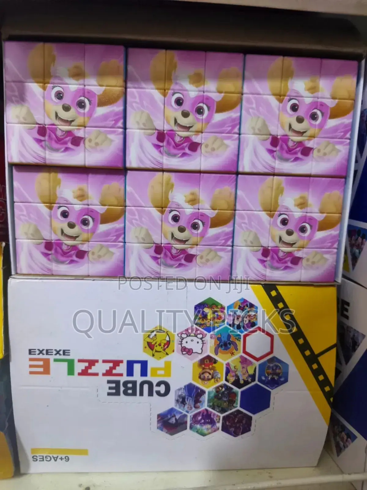 Cube Puzzle Imagery.
