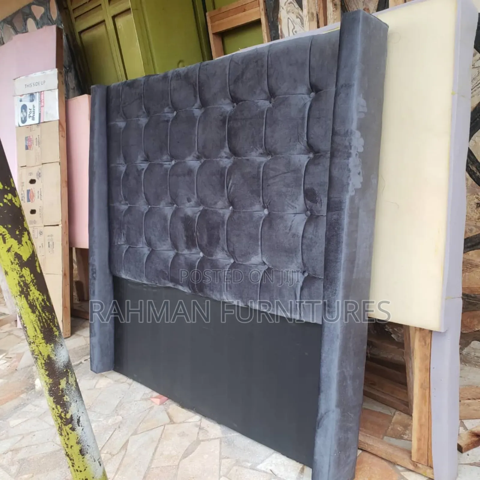 Four by Six Bed Dark Gray