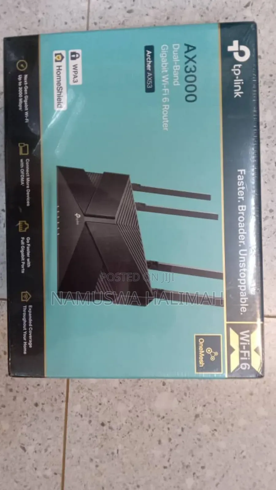 Tp-Link Archer Ax3000 Dual-Band Gigabit Wi-Fi 6 Router